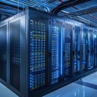 A companys data center with robust physical and digital security measures in place Where Cyber and Physical Risk Collide